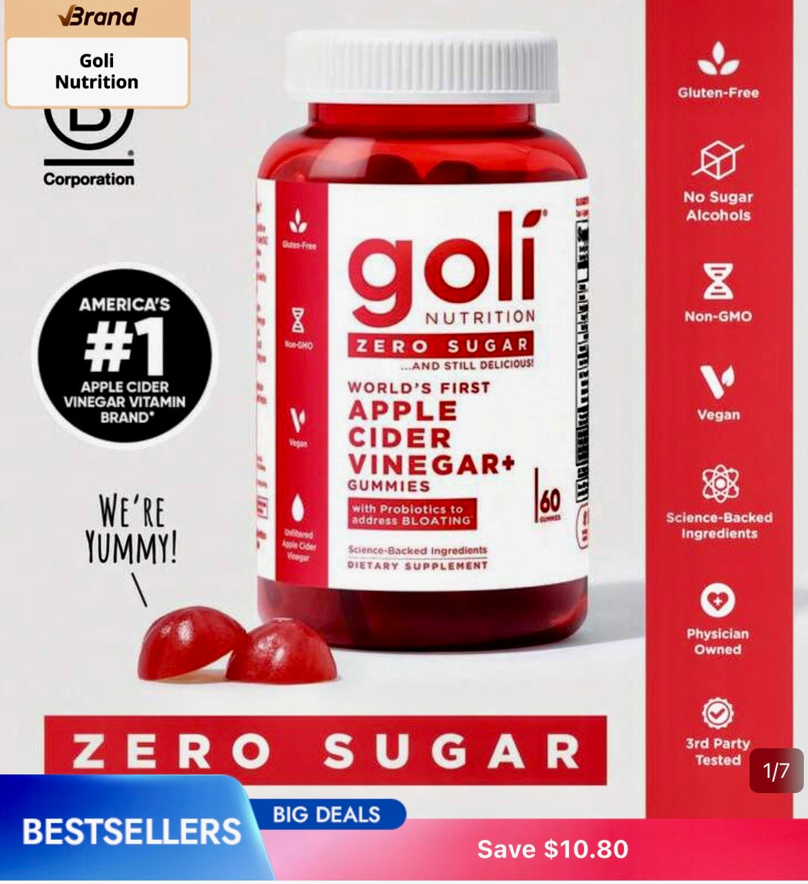 Apple Cider Vinegar Sugar Free