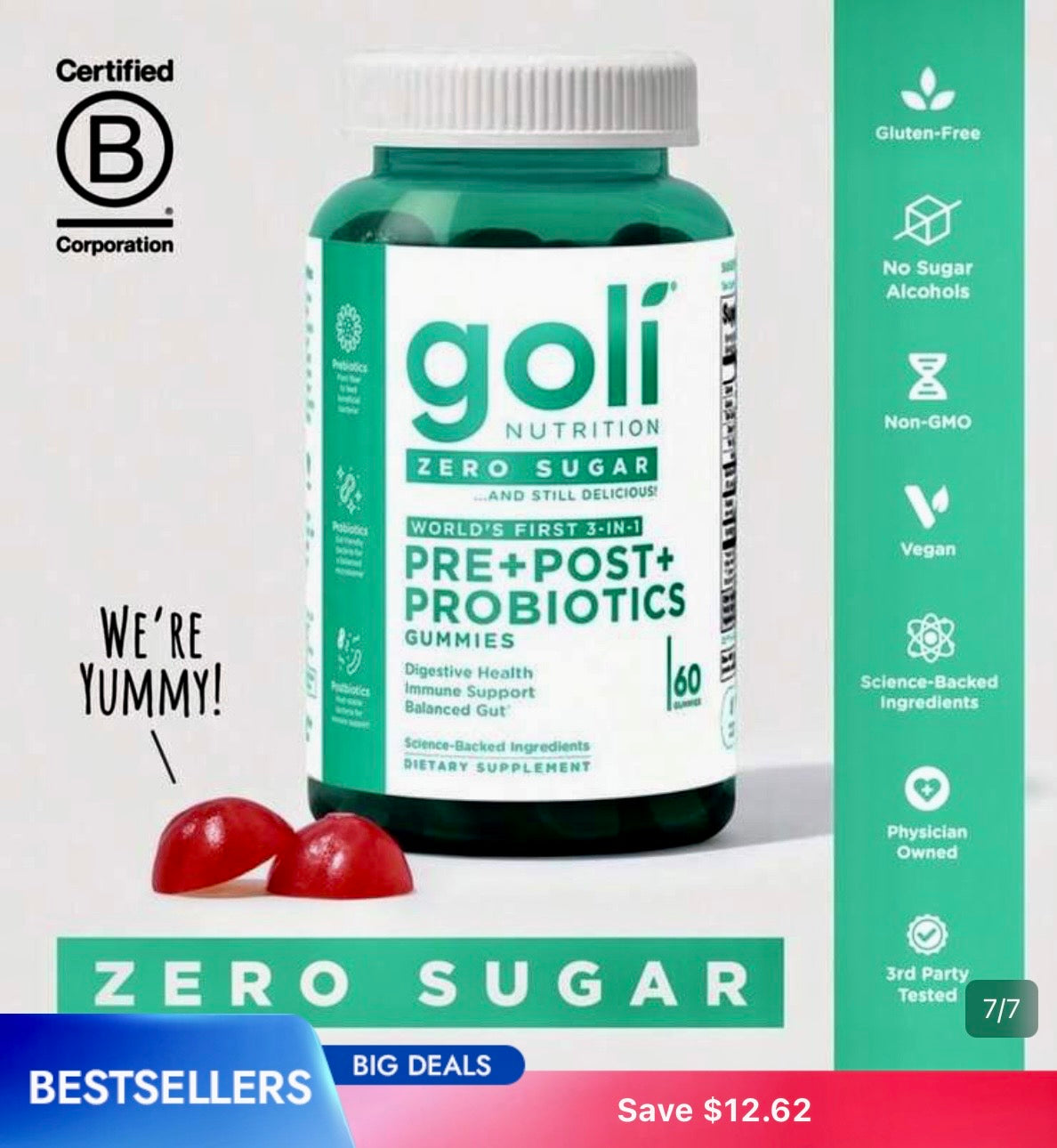 Pre/Post/Probiotics Sugar Free