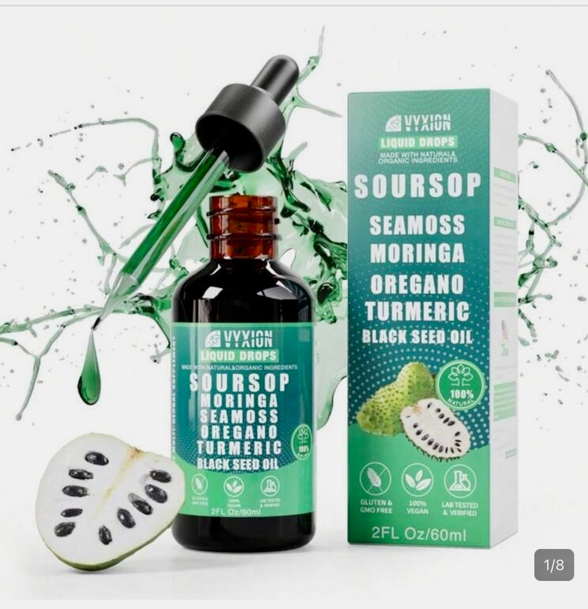 Sour Sop + Sea Moss Oil