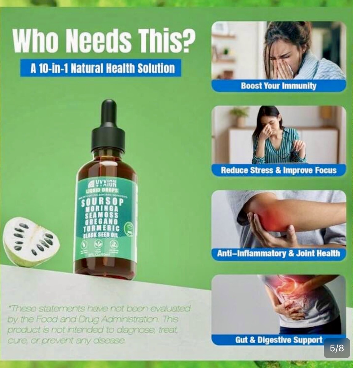 Sour Sop + Sea Moss Oil